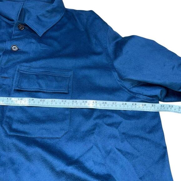 NWT Ermenegildo Zegna Blue 100% Cashmere Overshirt Jacket Made In Italy $2895 - Picture 12 of 13